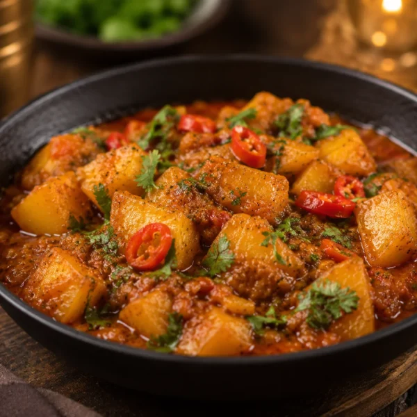 Spicy Vegan Potato Curry