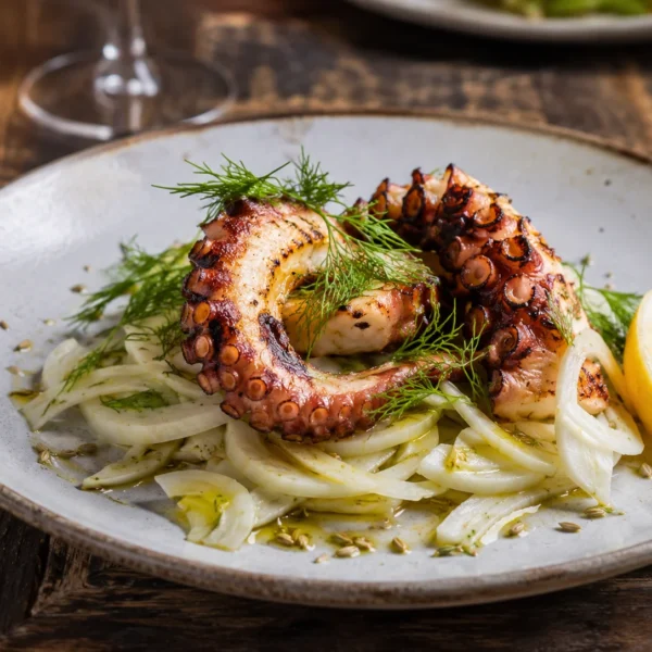 Tender Octopus and Fennel